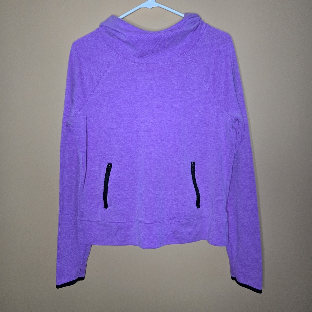 SO Purple Hoodie PTP=19.75"